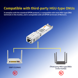 โมดูลเครือข่ายใยแก้วนำแสงสำหรับ ISP GPON OLT Stick 16พอร์ต1310nm SC DDM EPON xpon SFP - Product Image 2