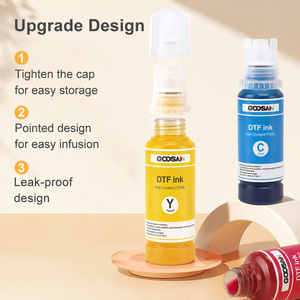 Ensemble d'encre DTF CMYK Blanc 70ml 250ml pour imprimante de bureau, à base d'eau, pour impression jet d'encre par transfert direct sur film, vente en gros - Product Image 4