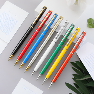 Logo personnalisé populaire métal publicité pas cher Logo stylo à bille promotionnel stylo à bille pour les cadeaux d'affaires - Product Image 1