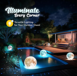 Venta al por Mayor de Lámparas Colgantes LED con Forma de Esfera, Diseño de Proyección para Jardín de Villa - Product Image 3