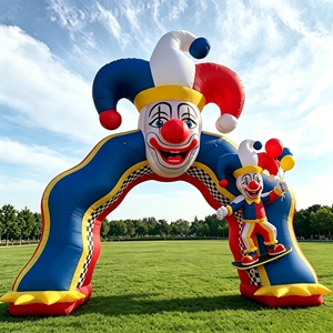 Arco Inflable Publicitario con Logotipo Personalizado, Arco de Payaso de <span class=keywords><strong>Circo</strong></span> <span class=keywords><strong>para</strong></span> Decoración de Festivales - Product Image 4