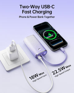 Artículos de Regalo, Mini Banco de Energía Premium con Diamantes, Cable USB-<span class=keywords><strong>C</strong></span>, 10000 mAh, Carga Rápida Bidireccional, <span class=keywords><strong>Cargador</strong></span> Portátil para Teléfono - Product Image 3