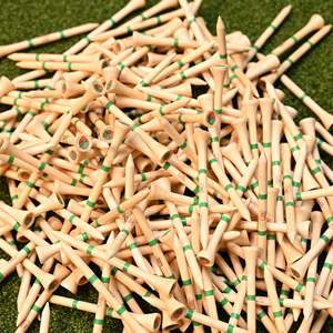 Factory Direct <b>Golf</b> Tees Wooden Mixed Colors 3542547083mm For Other <b>Ball</b> Sports Transparent Plastic Bag Packaging - Product Image 5