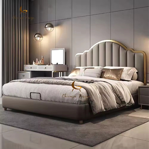 Modern Luxury Living Room Sectional Leather Set with Microfiber Fabric Modular Design Solid <b>Wood</b> <b>Frame</b> - Product Image 1