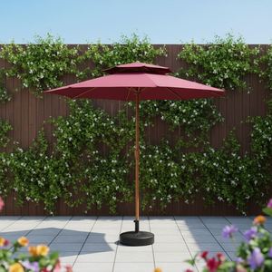 Sombrilla Moderna de Hierro para Patio, Tipo Cantilever, de 3m con Poste Central, para Jardines, Cafés, Hoteles, con Base para Muebles - Product Image 4