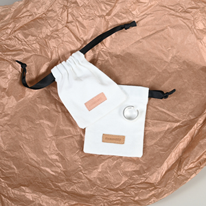 Eco-Friendly Custom Logo <b>Drawstring</b> Cotton <b>Pouches</b> for Women Simple Style Personalized Jewelry Package Fancy Packing - Product Image 5
