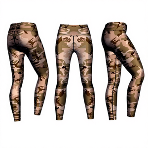 Leggings de yoga personnalisés en gros pour femmes, longueur maxi, pantalon actif formel, concevez votre propre vêtement de fitness, confort extensible - Product Image 1