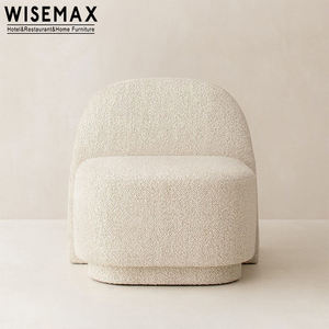 WISEMAX-Conjunto de sofás de tela de cachemir para el hogar, cómodo sofá cuadrado de tela blanca, encantador y cómodo, venta al por mayor - Product Image 3