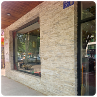 Installation 3d Panneaux muraux décoratifs intérieurs en polyuréthane Panneau extérieur en pierre Pu Mur extérieur