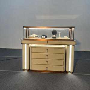 Vetrina Espositiva con Illuminazione LED, Tavolo Vetrina Trasparente per Musei, Mostre, Gioiellerie, Orologerie, Negozi al Dettaglio e Centri Commerciali - Product Image 4