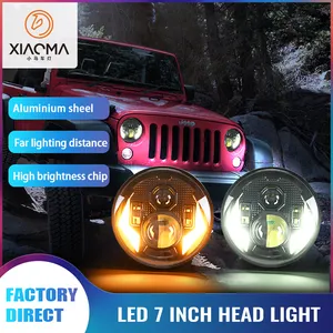 2024 NEW HOT Selling 7 Inch LED Headlight Off Road Round LED Work Light IP67 Waterproof High Quality