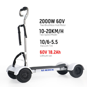 Voitures de golf électriques KSM-930 4x4 à vendre, vélo électrique, skateboard de golf, 4 roues, Golfboard 2000W 60V pour terrain de golf - Product Image 1