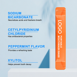 Bain <span class=keywords><strong>de</strong></span> bouche mentholé format voyage 10 ml – <span class=keywords><strong>Liquide</strong></span> portable, fraîcheur antibactérienne au <span class=keywords><strong>bicarbonate</strong></span> <span class=keywords><strong>de</strong></span> <span class=keywords><strong>sodium</strong></span> pour soins bucco-dentaires efficaces contre les gencives enflées et douloureuses - Product Image 5