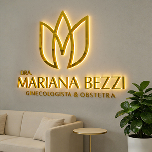 Signalisation extérieure et intérieure éclairée sur mesure, logo lumineux en acier inoxydable, signalisation lumineuse à DEL pour spa d'affaires - Product Image 1