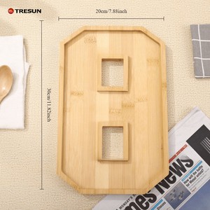 Tabla de Madera Natural para Charcutería con Letras y Números, para Pasteles, Nueces, Galletas, Dulces, Queso, Plato de Servicio de Madera para Fiestas de Cumpleaños y Días Festivos - Product Image 3
