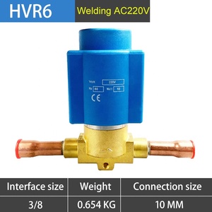 Hvr6 <span class=keywords><strong>3</strong></span>/8 "Ac 220V Odf Sae Messing Koelmagneetventiel - Product Image 2