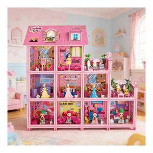 Modelo de casa en miniatura con luces, muebles, ventanas, puertas, regalo creativo para niños, adolescentes y adultos - Product Image 5