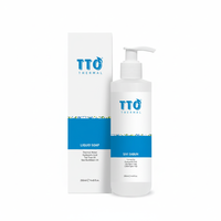 Savon liquide pour le corps à l'huile d'arbre à thé TTO 250ml Acide hyaluronique Hydratation intense Anti-âge Réparation Collagène Pratique Facile