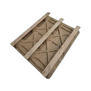 Palette en fibre de bois moulée renforcée anti-déformation, haute capacité de charge pour le stockage et l'empilage en entrepôt - Product Image 3