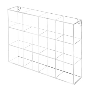 China Yageli Factory Wholesale <b>Custom</b> Clear Acrylic Silk-Screen Printed Mini Toys <b>Custom</b> Logo for Box Wall Mounted Display Rack - Product Image 1