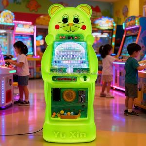 เครื่องเล่นเกมปาจินโก Baihui Animation รุ่นยอดนิยม แบบหยอดเหรียญ Star Pass ขนาด 14 มม. ลายเสือน่ารัก พร้อมคันโยก - Product Image 1