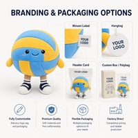 Mascotte de sport en peluche personnalisée, personnage de volley-ball, poupée en peluche, jouet en peluche pour événement promotionnel, fabricant de jouets en peluche de haute qualité