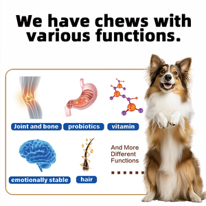 Suplemento Alimenticio Natural para Mascotas, Golosinas para Perros, Proveedores de Snacks, 120 Masticables Blandos Probióticos para la Digestión de Perros y Gatos - Product Image 5