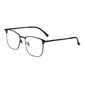 Premium Classic Square Titanium Alloy <b>Frame</b> Reading Glasses Prescription Eyeglasses Pinhui HJ80089 Lightweight Durable - Product Image 2