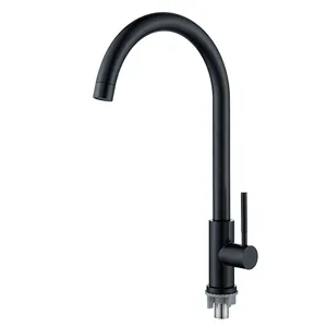 Nhà Máy bồn rửa Mixer tap 2 lỗ bếp Vòi vàng đen với cảm biến