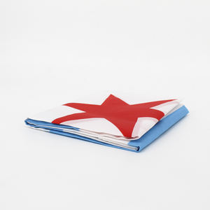 Готовый к отправке 100% полиэстер 3x5 футов в наличии синие полосы красный флаг США и города Чикаго - Product Image 6