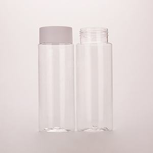 רחב פה אריזה 52mm צוואר גודל 500ml ווס צילינדר בצורת פלסטיק בקבוקי עבור קרח ב לערבב משקאות חלב תה טרי פירות משקאות - Product Image 5