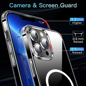 Tpu + pc Aity <span class=keywords><strong>giallo</strong></span> antiurto trasparente con copertura completa magnetica custodia per telefono per <span class=keywords><strong>Iphone</strong></span> <span class=keywords><strong>11</strong></span> 12 13 14 15 16 16e Pro Max Plus - Product Image 3