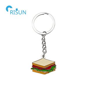 พวงกุญแจแซนวิชแสนอร่อยพร้อมเคลือบโลโก้ออกแบบได้ตามต้องการ - Product Image 3