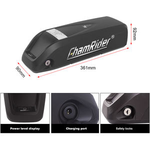<span class=keywords><strong>Batterie</strong></span> de vélo électrique Chamrider 3500Mah, <span class=keywords><strong>porte</strong></span>-bagages Hailong, <span class=keywords><strong>36V</strong></span> 20Ah 25Kwh pour vélo électrique, <span class=keywords><strong>batterie</strong></span> de vélo électrique - Product Image 2