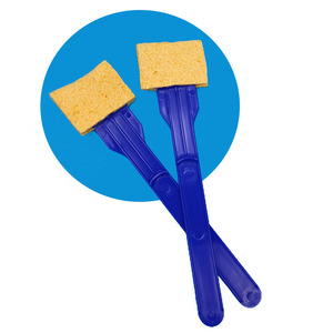 使い捨て可能なスティックマウントセルローススポンジスティック用実験室用表面サンプリングスワブ食品用 - Product Image 1