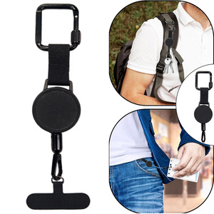 Sangle anti-perte pour téléphone portable, accessoire de téléphone, cordon en acier extensible pour une résistance à la traction accrue, facile à tirer. - Product Image 4