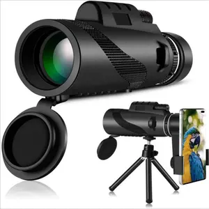 JAXY 80x100 High Definition High Power Monocular 40x60 Shimmering Night Vision Outdoor Binoculars