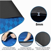 Conception personnalisée Corde à sauter intérieure et extérieure Tapis à sauter rembourré Tapis de corde à sauter pour exercices de choc et de fitness