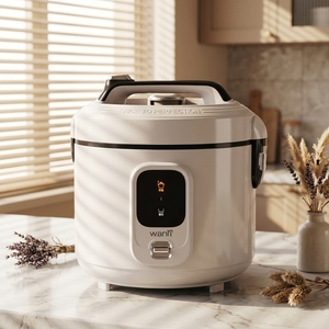 Autocuiseur de riz compact 3L de haute qualité avec fonction maintien au chaud et commande mécanique - Product Image 2