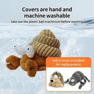 Otomatik köpekler Barking titreşir elektrikli Chew peluş oyuncak gerçekçi şarj edilebilir interaktif köpek oyuncak köpek için hareket aktif topu ile - Product Image 2