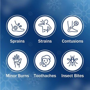 แผ่นประคบเย็นสำเร็จรูปแอมโมเนียมไนเตรตแบบใช้ครั้งเดียวสำหรับการบาดเจ็บจากการเล่นกีฬา - Product Image 4