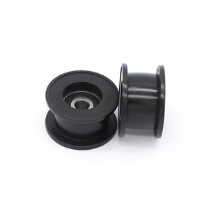 Rodamientos Tipo H Especiales de 7*37*21 mm con Recubrimiento de Goma 627RS, Acero para Rodamientos Negro + Poleas de POM Fabricadas por las Mejores Empresas de Rodamientos - Product Image 1