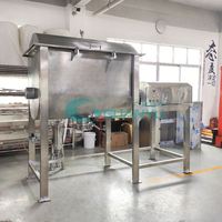 Mélangeur de poudre horizontal en acier inoxydable Guanyu 1000L, mélangeur de poudre sèche industriel