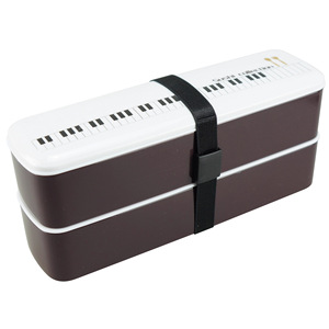 Japanese Style Minimalist Double Layer Bento <b>Box</b> Wooden Lid Microwave Safe Rectangle <b>Lunch</b> <b>Box</b> Portable Slim Design - Product Image 5