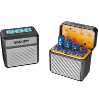 Chargeur de piles AA AAA à 8 emplacements avec écran LCD pour piles NiMH Ni-MH |   Statuts en temps réel, canaux indépendants, Type-C