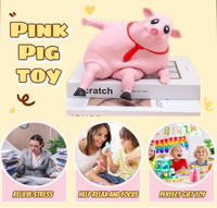 Jouet sensoriel extensible en forme de cochon, jouet relaxant à presser, jouets anti-stress, cadeaux promotionnels