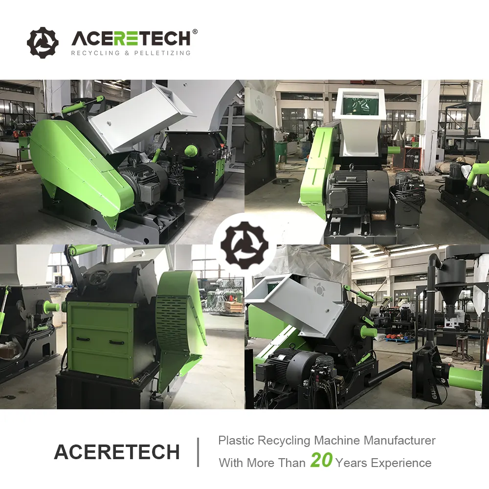 Eenvoudig Te Bedienen Gp560/700 Afval Pvc-Buizen Crusher Machine Plastic Grinder Machine