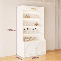 Vitrines de présentation de cosmétiques sur mesure, armoires à parfums modernes, vitrines de rangement et de présentation pour la vente au détail