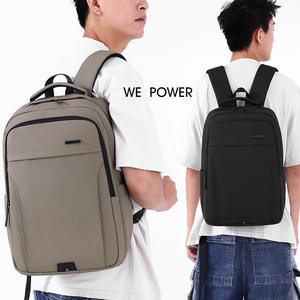 We Power Laptop <b>Backpack</b> Large Capacity Business Travel Men's Solid Color With Handle Fall 2025 - Product Image 1