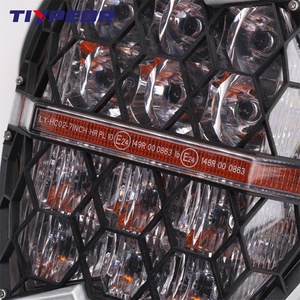 TIYPEOR 120W feux de croisement ambre DRL lumière de conduite 7 pouces tout-terrain lumière 7 ''hors route lumière pour Jeep Suv Atv Utv camion - Product Image 6